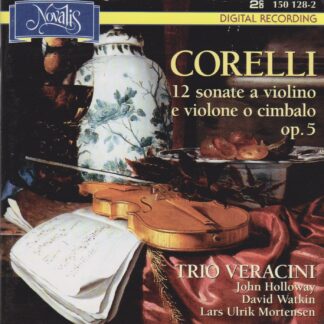 CORELLI - 12 SONATAS FOR VIOLIN & HARPSICHORD 2 CD SET - SOLD OUT