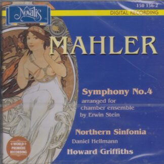 MAHLER SYMPHONY NO.4 arranged for Chamber Ensemble By Erwin Stein - SOLD OUT