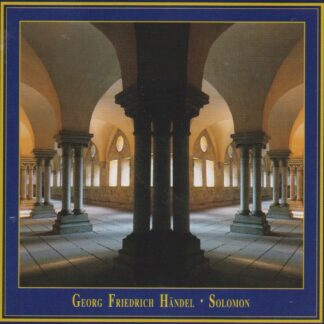 HANDEL - SOLOMON WITH MICHAEL CHANCE & NANCY ARGENTA 2 CD SET - SOLD OUT