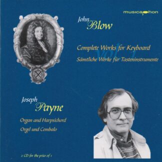JOHN BLOW: COMPLETE WORKS FOR KEYBOARD - JOSEPH PAYNE, 2 CD SET - SOLD OUT
