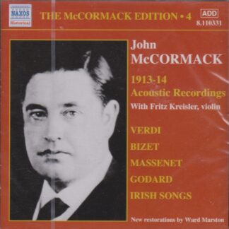 JOHN McCORMACK: ACOUSTIC RECORDINGS 1913-14