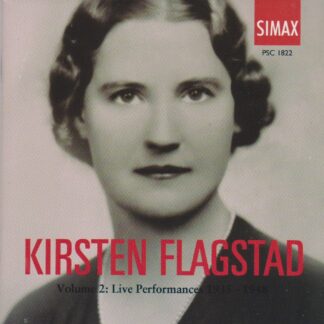 KIRSTEN FLAGSTAD VOL.2 LIVE PERFORMANCES 1935-1948 2 CD SET