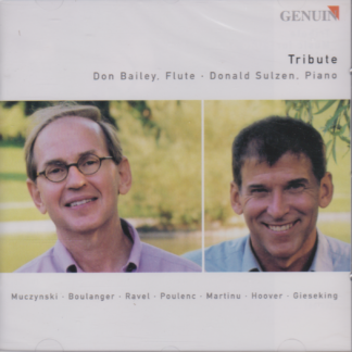 FLUTE & PIANO WORKS BY MUCZYNSKI, BOULANGER, RAVEL, POULENC, MARTINU, HOOVER, GIESEKING