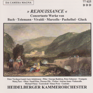 CONCERTANTE WORKS BY BACH, TELEMANN, VIVALDI, MARCELLO, PACHELBEL & GLUCK - SOLD OUT