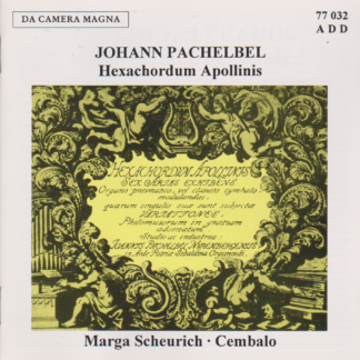 PACHELBEL - HARPSICHORD WORKS - SOLD OUT