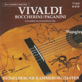 VIVALDI, BOCCHERINI & PAGANINI GUITAR WORKS - SOLD OUT