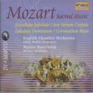 MOZART SACRED MUSIC - EDITH MATHIS, SOPRANO & ECO HASELBOCK - 2 CD SET
