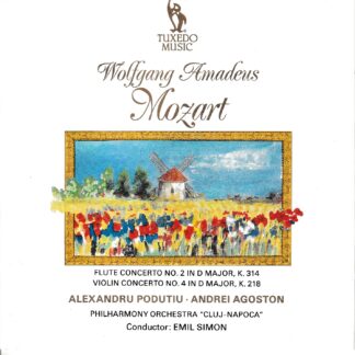 MOZART - FLUTE CONCERTO NO.2, VIOLIN CONCERTO NO.4