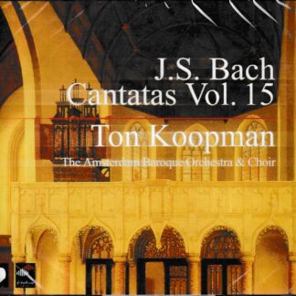 J.S.BACH: COMPLETE CANTATAS VOL.15 - TON KOOPMAN, AMSTERDAM BAROQUE 3CD SET