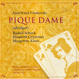 TCHAIKOVSKY: PIQUE DAME BERLIN 1947 2CD SET