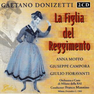 DONIZETTI: LA FIGLIA DAL REGGIMENTO WITH MOFFO MILAN 1960 2CD SET