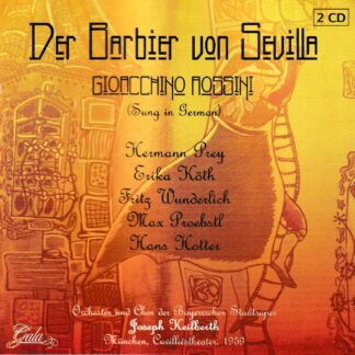 ROSSINI: THE BARBER OF SEVILLE WITH PREY, WUNDERLISCH, HOTTER MUNICH 1959 2CD SET