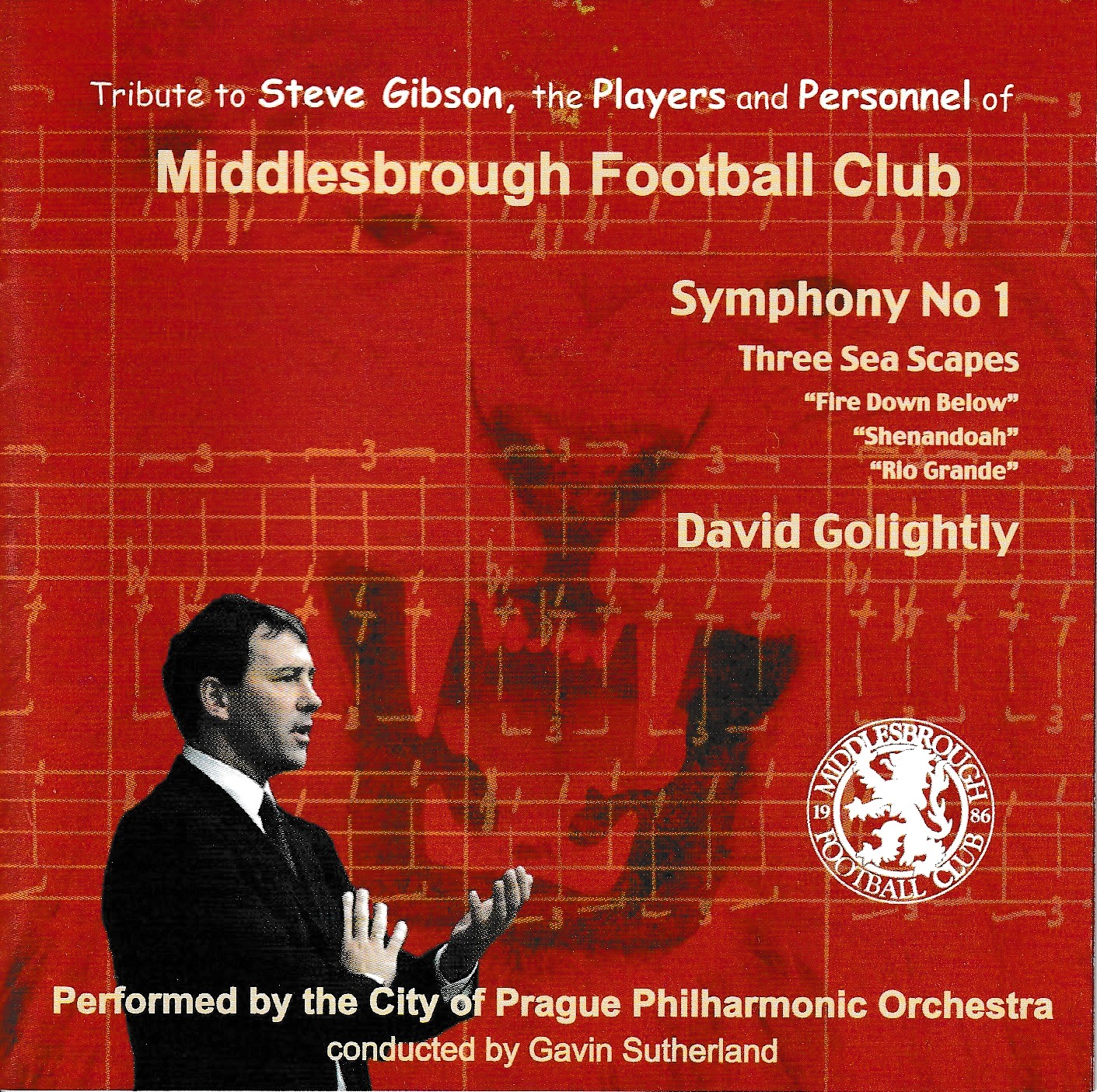 DAVID GOLIGHTLY - SYMPHONY NO.1, THREE SEA SCAPES - CITY OF PRAGUE PHILHARMONIC, GAVIN SUTHERLAND CONDUCTOR